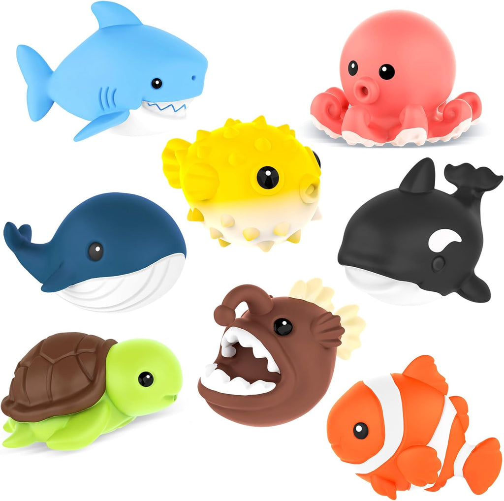 CartwheelsClub 6PCS Floating Bath Vehicle Toys